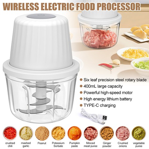 Cordless mini food - food, processor