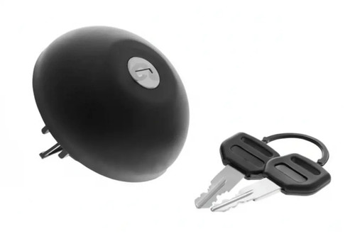 Fuel filler cap with - , key