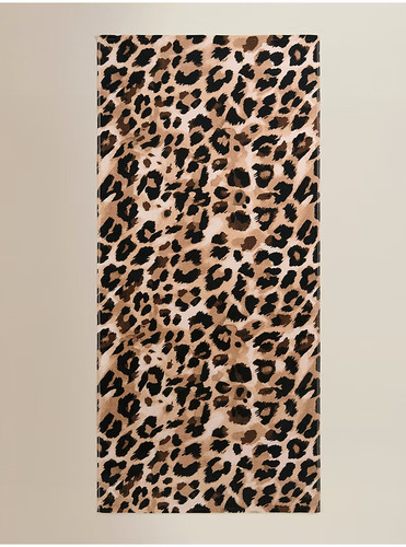 Beach towel leopard - beach, towel,