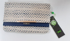 Verde Clutch Bag Navy Cream