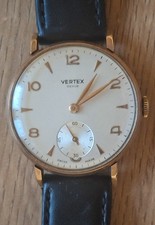 Vintage Vertex mens 9ct gold