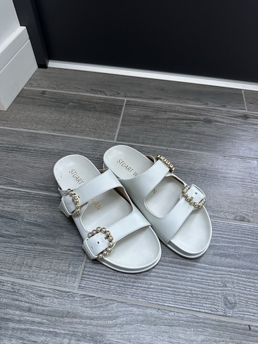 Stuart weizman leather sandals - weizman,