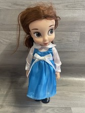Disney Belle Animator Doll 15" Beauty and the Beast Toddler Doll in Blue Dress