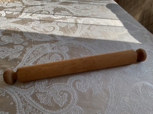 Vintage heavy wooden - vintage, rolling