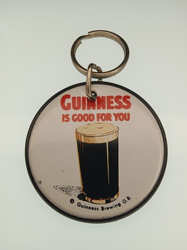 Vintage guinness keyring john - vintage,