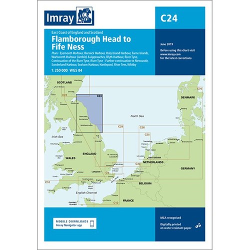 Imray chart c24 flamborough - chart,