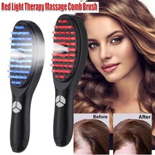 Electric Massage Comb LED Blue