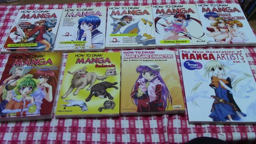 How draw manga book - draw,