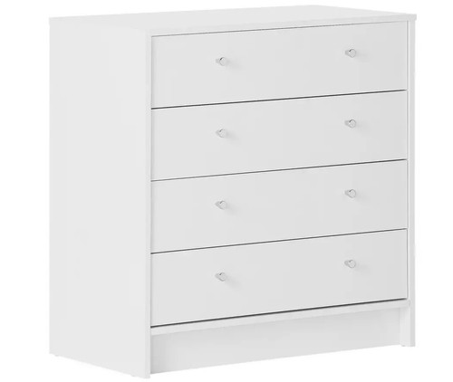 Malibu drawer chest white - 4,