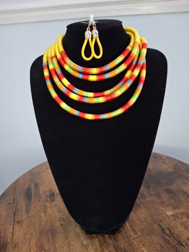 Yellow african tribal - african, boho