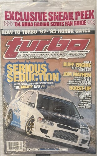 Turbo magazine 2004 sealed evo - turbo,