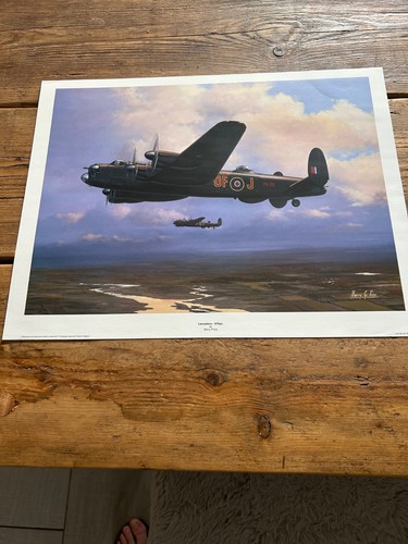 Lancasters squadron print - -,