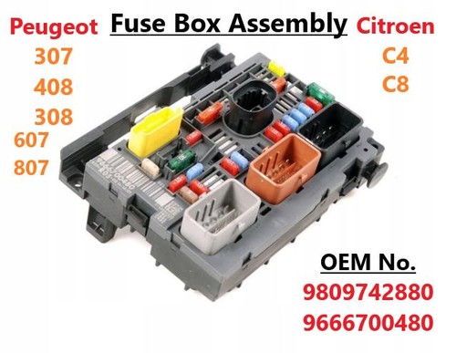 Fuse box assembly fits - fuse, peugeot