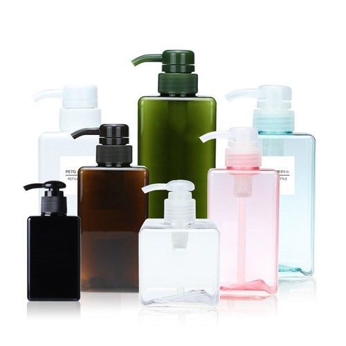 Empty clear hand - clear, sanitizer