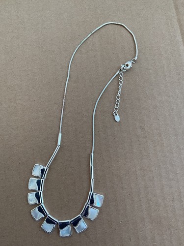 Lovely silver tone monet - silver,