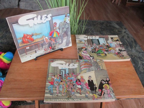 Giles cartoon books lot 3 - of,