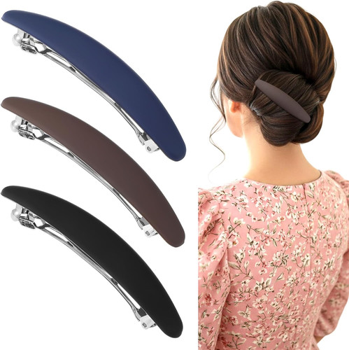 3pcs french hair barrettes for - hair,