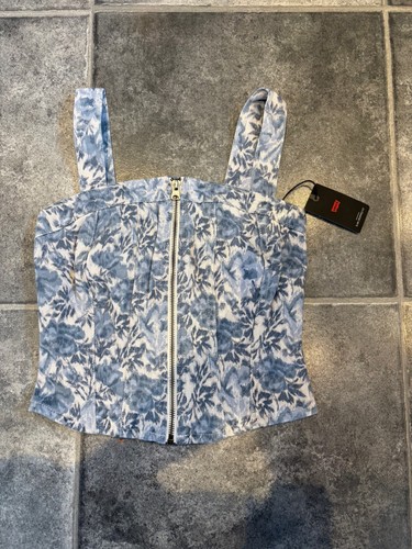 Levi floral denim corset - levi’s,
