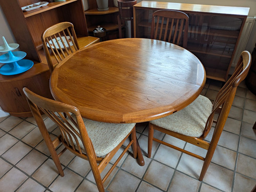 Mid century vintage teak - teak, round