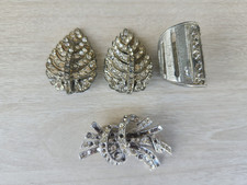 Antique Art deco rhinestone