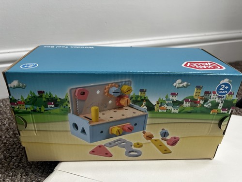 Chad valley wooden tool - wooden, box