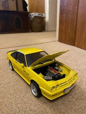 Revell Opel Manta GT/E 1:18 Scale Diecast Model Car Classic Yellow Modified