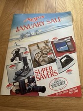 Argos January Sale 12 Page Catalogue Supplement 1986