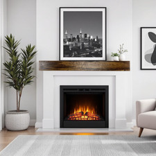 6" Deep Beam Wood Shelf