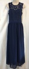 Lipsy Maxi Long Dress Navy