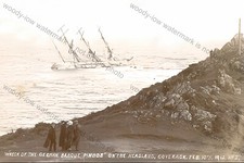 TF0323 - Wreck of the German Barque Pindos at Coverack , Cornwall - photo 6"x4"
