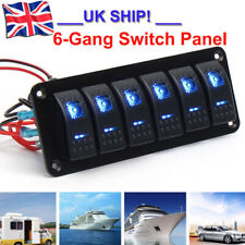 Waterproof 6 Gang 12V 24V Blue