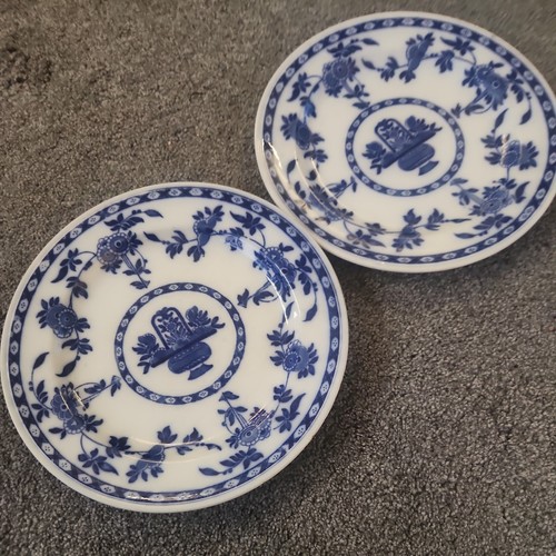 Antique pair 1894 minton delft - pair,