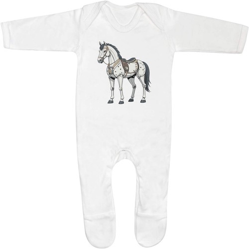 Mechanical horse baby romper - 'mechanical,