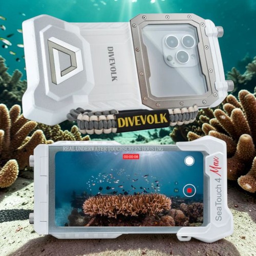Underwater phone housing - underwater,