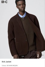 Oversized Unisex Brown Wool