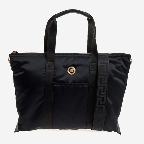 Versace medusa black nylon - versace,