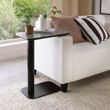 Riley Grey Ceramic Gas Lift Adjustable Sofa Table