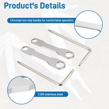 2 x Slim Steel Parse Wrench