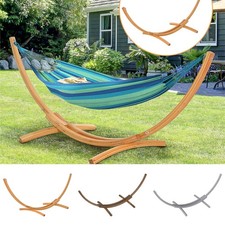 3m Wooden Curved Hammock Stand