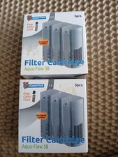 2 Boxes of 3 AQUA FLOW 50 Filter Cartridges , Made By Superfish .