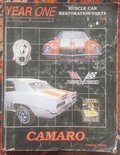 Year One Muscle Car Restoration Parts Camaro Catalog R825 1995