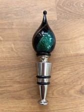 Murano glass wine bottle