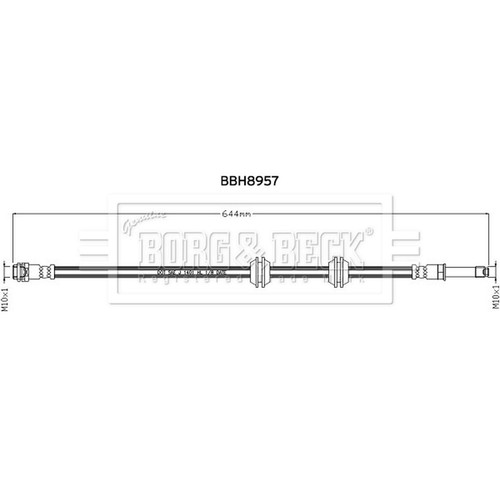 Brake hose for - brake,
