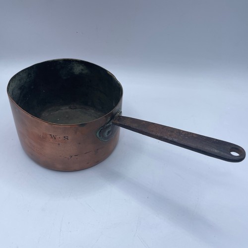 Copper pan brass cast iron - pan,