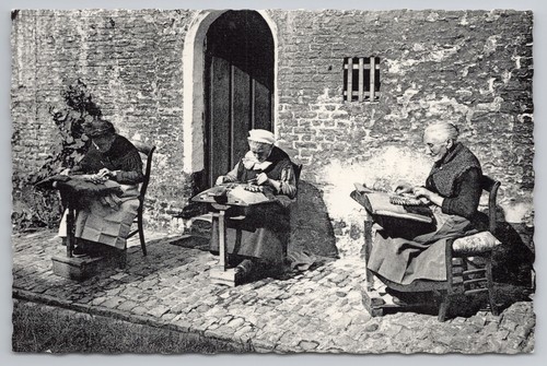 Lace makers work - lace,