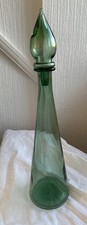 Decorative tall green genie - tall,