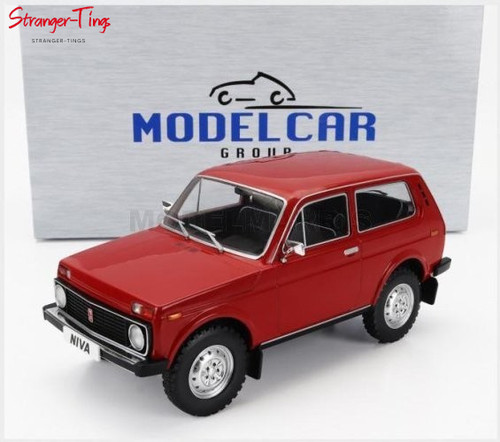 Lada niva red 1976 model - niva, 1:18