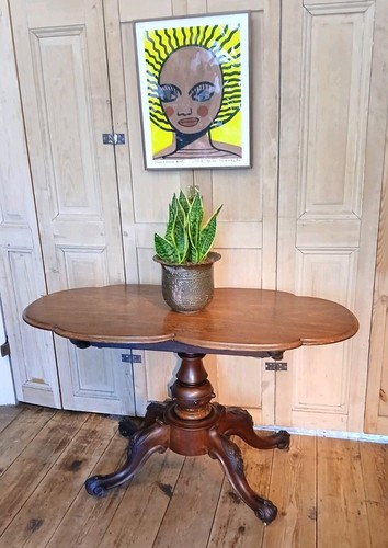 Antique tilt top console - tilt,