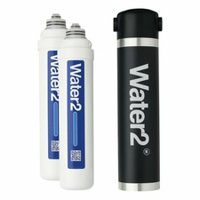 Water2 Pod 2.0 Starter Kit with 2 Filters Under Sink Water Filter System New UK