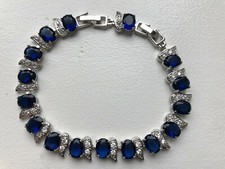 Sterling Silver 925 Blue